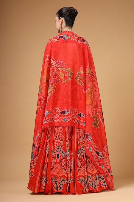 Gazab by Miku Kumar Sarmast Printed Anarkali With Dupatta 