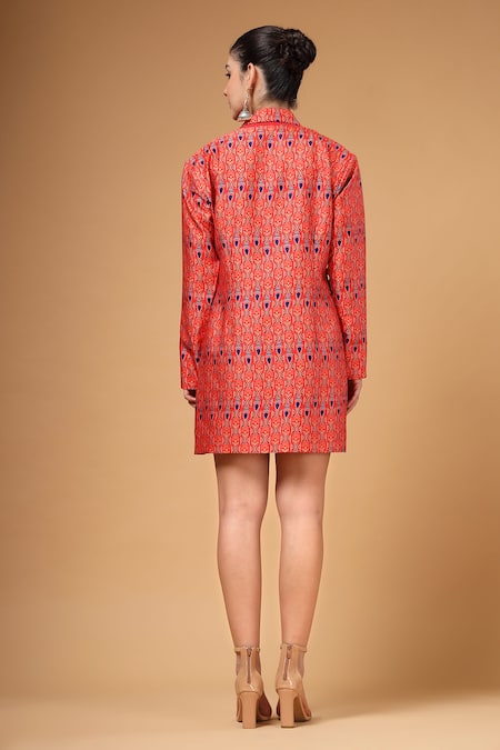 Gazab by Miku Kumar Meera Bow Jacket Dress 