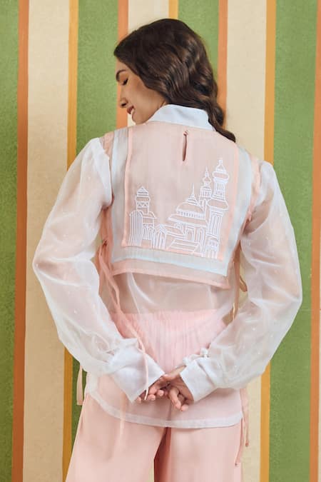 Orthodox Architectural Domes Embroidered Top 