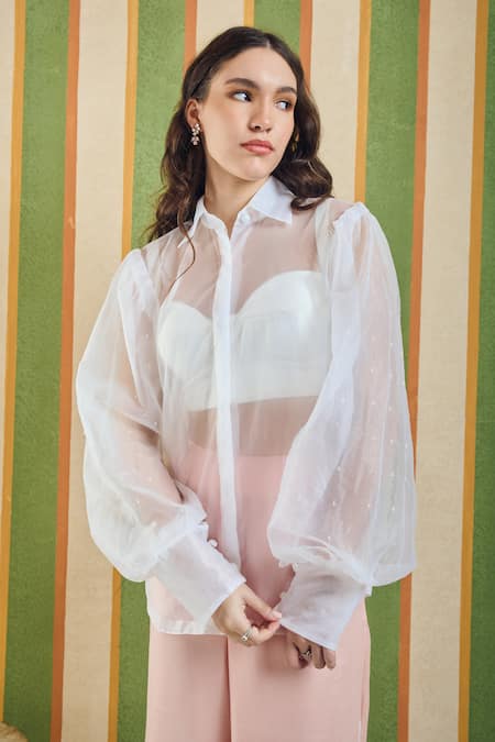 Orthodox Pantheon Sheer Organza Shirt 