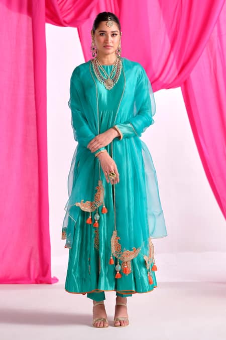 Almaari By Pooja Patel Rangraag Embroidered Anarkali Set 