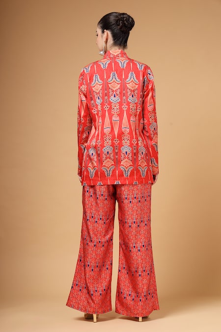 Gazab by Miku Kumar Ishqiya Printed Jacket & Pant Set 