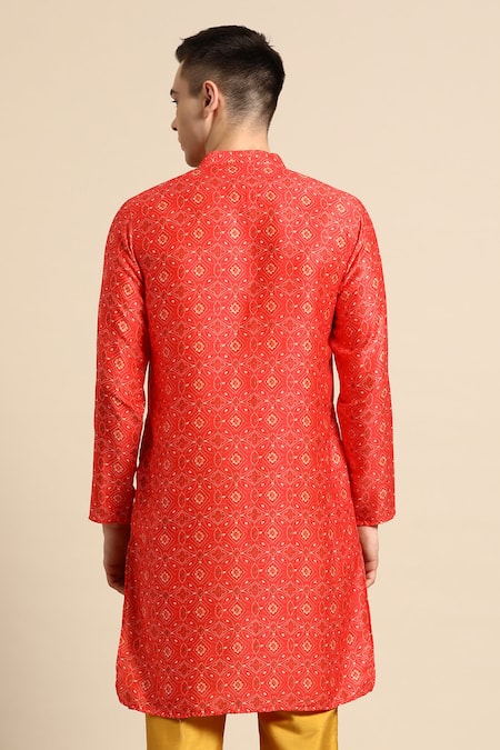 Sayisha Red Printed Kurta  