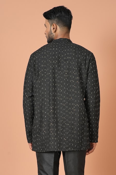 Sayisha Striped Embroidered Sequinned Kurta 