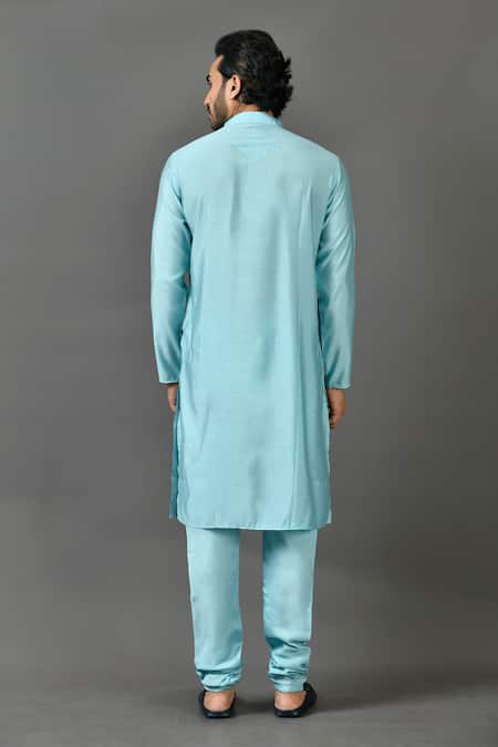 Sayisha Sky Blue Solid Long Kurta 