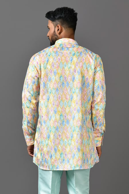 Sayisha Abstract Printed Straight Kurta 