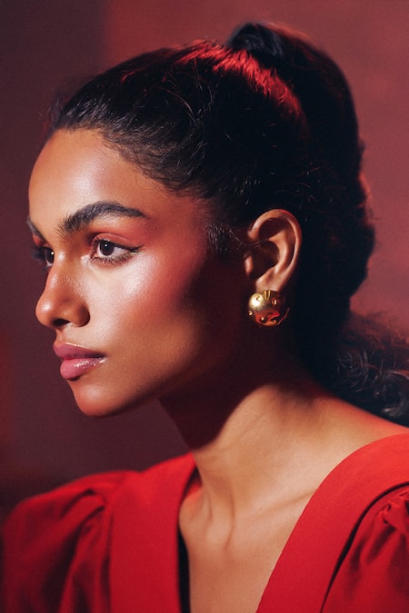 KEFI-CO Pallas Gold Stud Earrings 