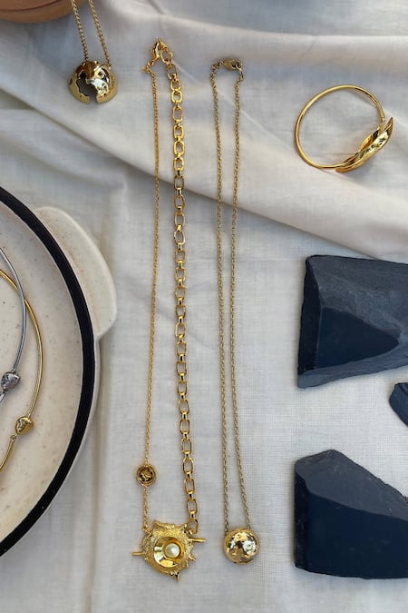 KEFI-CO Alba Gold Pendant Chain 