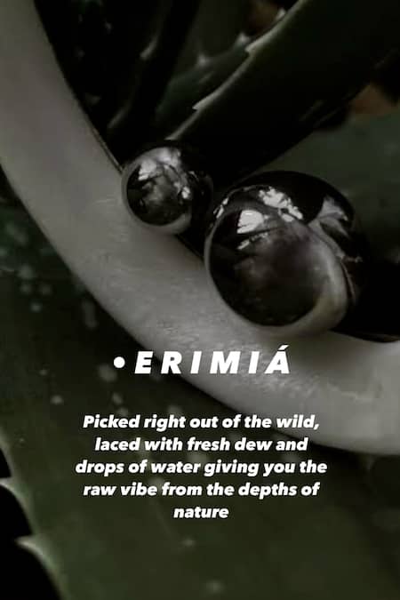 Buy_KEFI-CO_Silver Plated Erimia Hoops _Online_at_Aza_Fashions