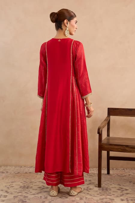 Nero India Embroidered Anarkali With Pant 