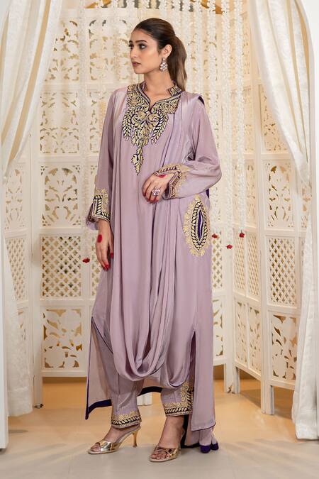 Daljit Sudan Cowl Kurta & Pant Set