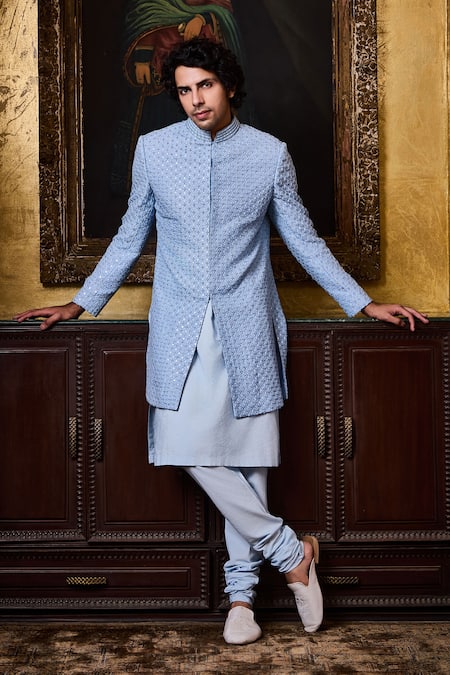 Histori Embroidered Sherwani & Kurta Set 