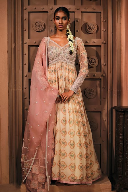 Mukta Sabharwal Gulnaar Printed Anarkali Set 