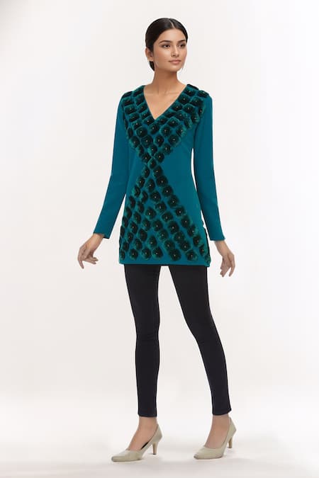 Urvashi Joneja Embroidered Top 