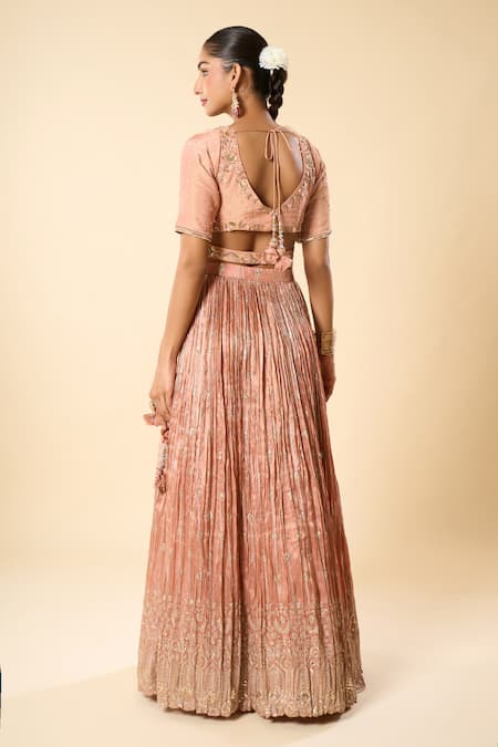 Samyukta Singhania Hand Embroidered Lehenga Set 