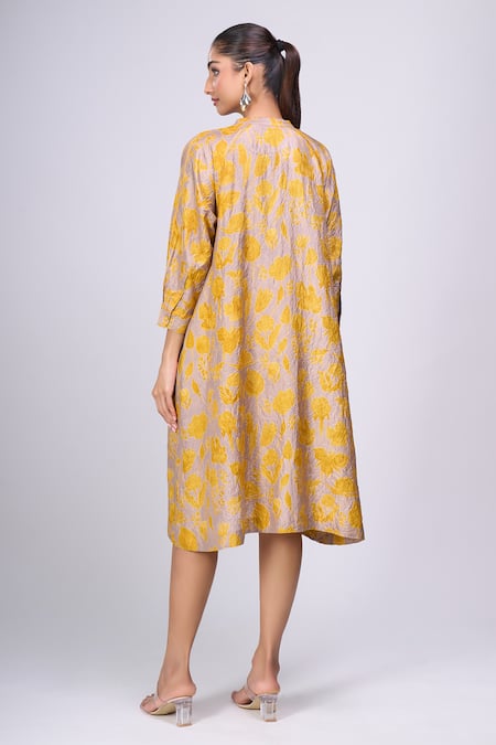 Divyam Mehta Bloom Print Dress 