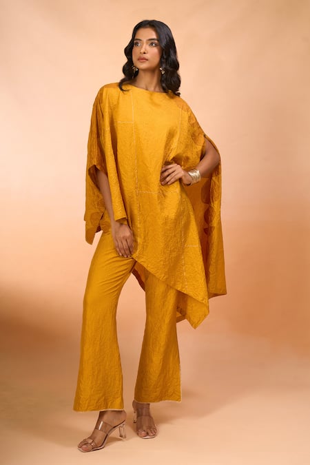 Divyam Mehta Asymmetric Kurta & Pant Set 