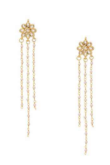 Ruby Raang Kundan Embellished Necklace Set 