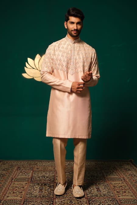 Niloufer By Aasif Ally Zardozi Handwork Kurta & Pant Set 