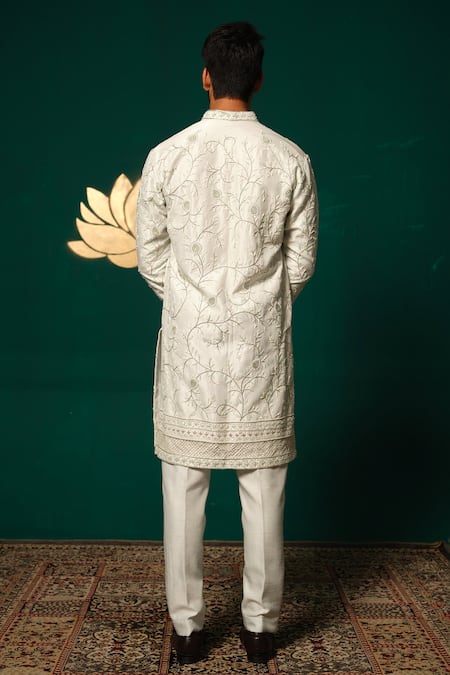 Niloufer By Aasif Ally Zardozi Handwork Kurta & Pant Set 