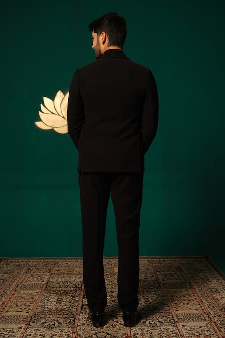 Niloufer By Aasif Ally Sequence & Cutdana Handwork Blazer Set 