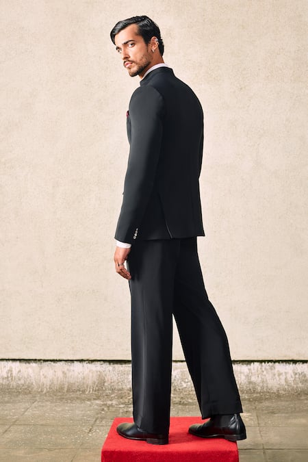 Tisa - Men Signature Button Bandhgala & Trouser Set 