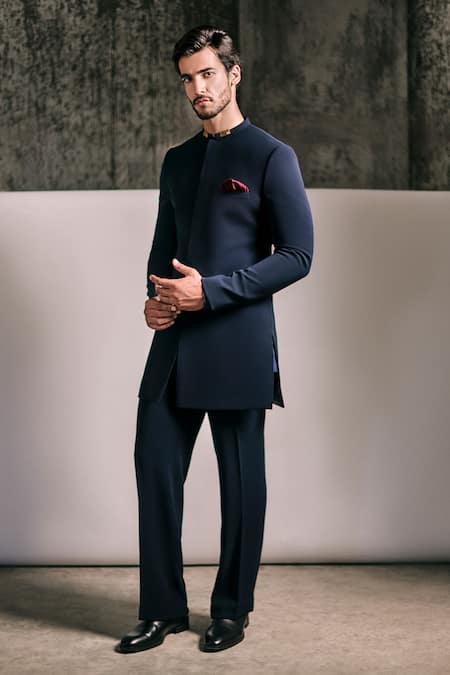 Tisa - Men Indo Western Bandhgala Jacket & Pant Set 