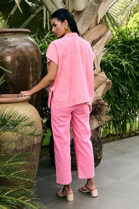 Kay Kay Syra Embroidered Shirt & Pant Co-ord Set 