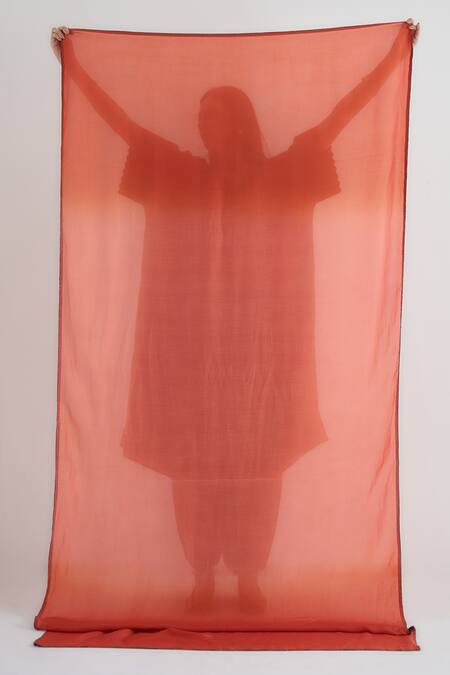 Buy RAAS LIFE Rust Cotton, , Vegan Lace V-neck Angela Solid Kaftan Pant Set Online at Aza Fashions Buy_RAAS LIFE_Rust Cotton, , Vegan Lace V-neck Angela Solid Kaftan Pant Set _Online_at_Aza_Fashions