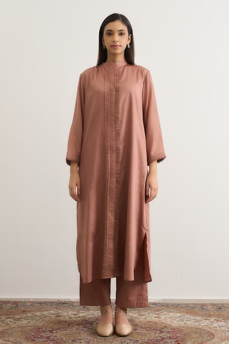 RAAS LIFE Gloria Pleated Panelled Kurta 