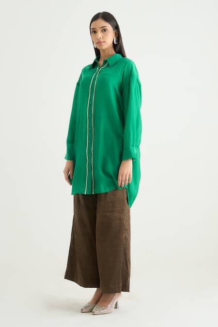 RAAS LIFE Daffodil Tissue Trouser 