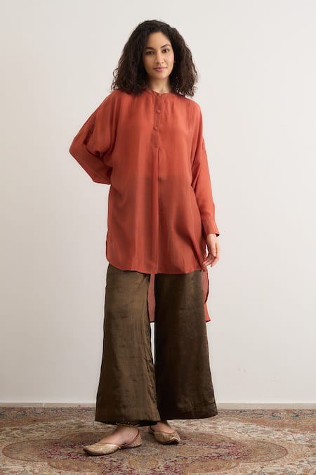 RAAS LIFE Daffodil Tissue Trouser 