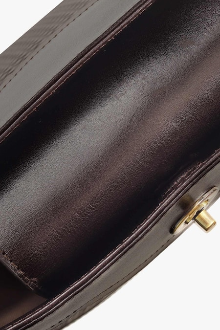 Tan & Loom_Black Portobello Warm Leather Bucket Bag _Online_at_Aza_Fashions