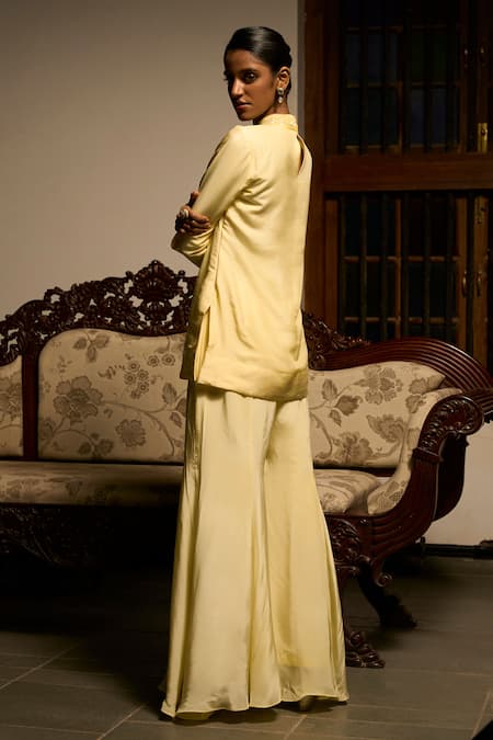 Saangi Amber Grace Kurta & Flared Sharara Co-ord Set 