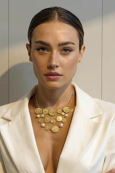 Mnsh Shakti Stardust Coin Choker 