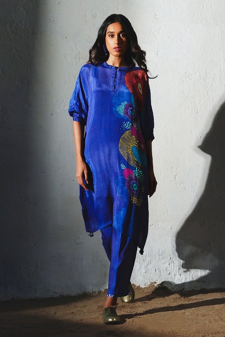 Basil Leaf Printed Kurta & Pant Set 