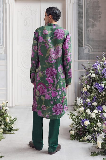 Mahima Mahajan Aasif Fanah Print Kurta & Trouser Set 