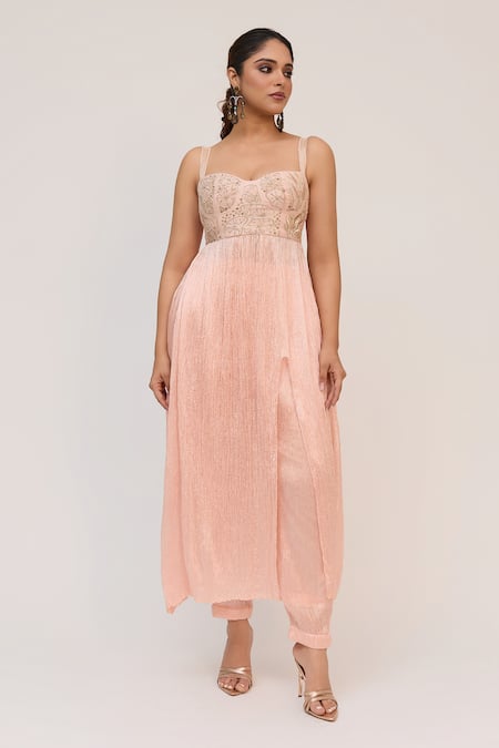 Ruchi Marodia Lotus Bloom Embroidered Kurta & Salwar Pant 