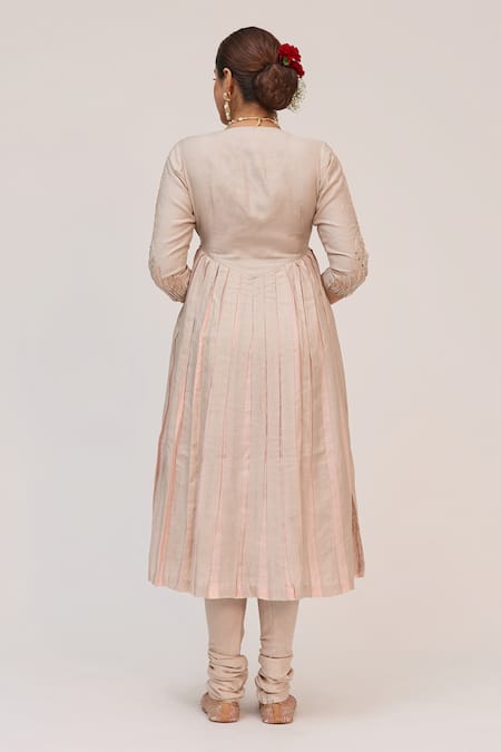 Ruchi Marodia Lotus Bloom Embroidered Anarkali Churidar Set 