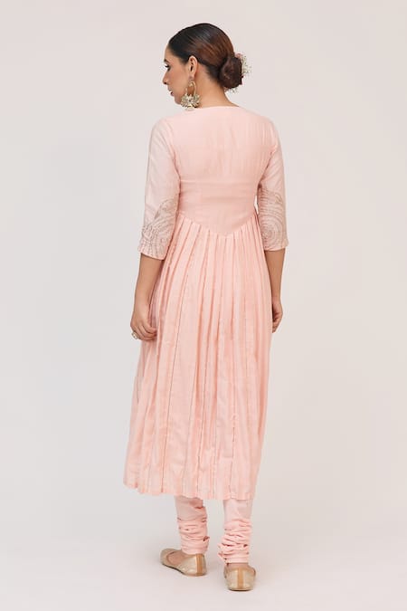 Ruchi Marodia Tree Trunk Embroidered Anarkali Set 