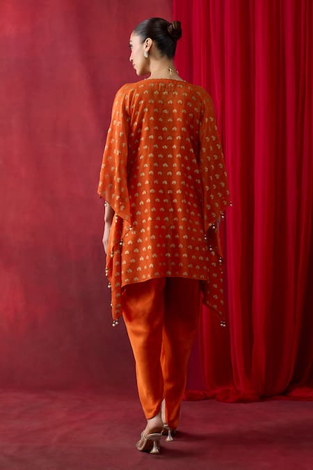 Shikha Mehta Vama Pronted Kurta & Pant Set 