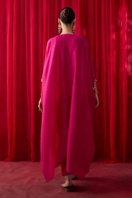 Shikha Mehta Noshini Embroidered Kaftan Set 