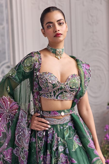 Mahima Mahajan Adaia Bridal Embroidered Lehenga Set  