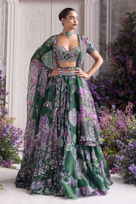 Mahima Mahajan Adaia Bridal Embroidered Lehenga Set  
