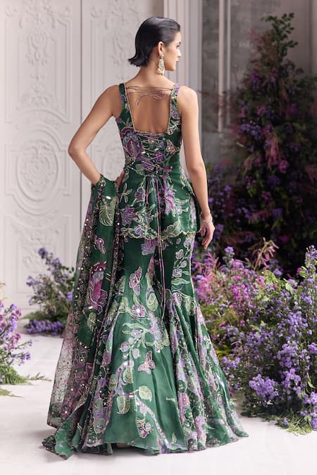 Mahima Mahajan Nihal Embroidered Kurta Sharara Set 