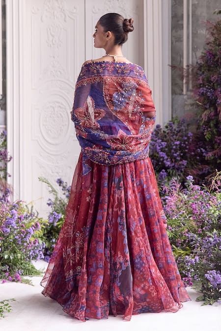 Mahima Mahajan Zoya Floral Printed Lehenga Set 