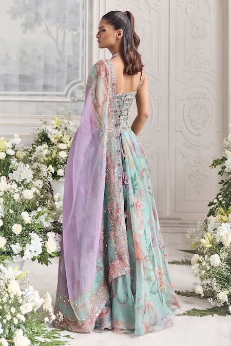 Mahima Mahajan Samira Floral Print Anarkali Set  