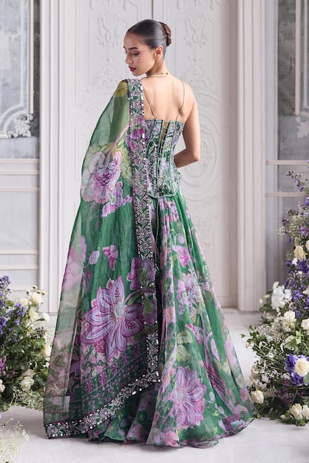 Mahima Mahajan Esra Floral Printed Lehenga Set  