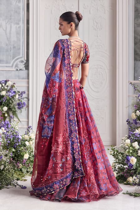 Mahima Mahajan Shasha Floral Printed Lehenga Set  