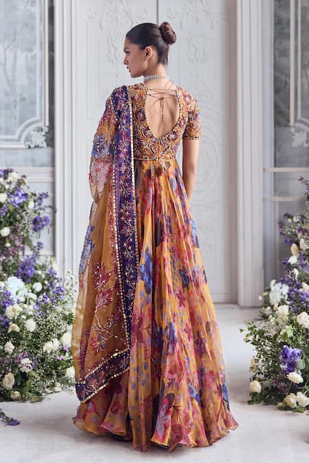 Mahima Mahajan Avaia Floral Printed Anarkali & Dupatta Set 